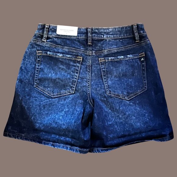 NWT MJeans by Maurices Mid Rise Boyfriend Jean Shorts Size 4 #56 - Picture 2 of 4
